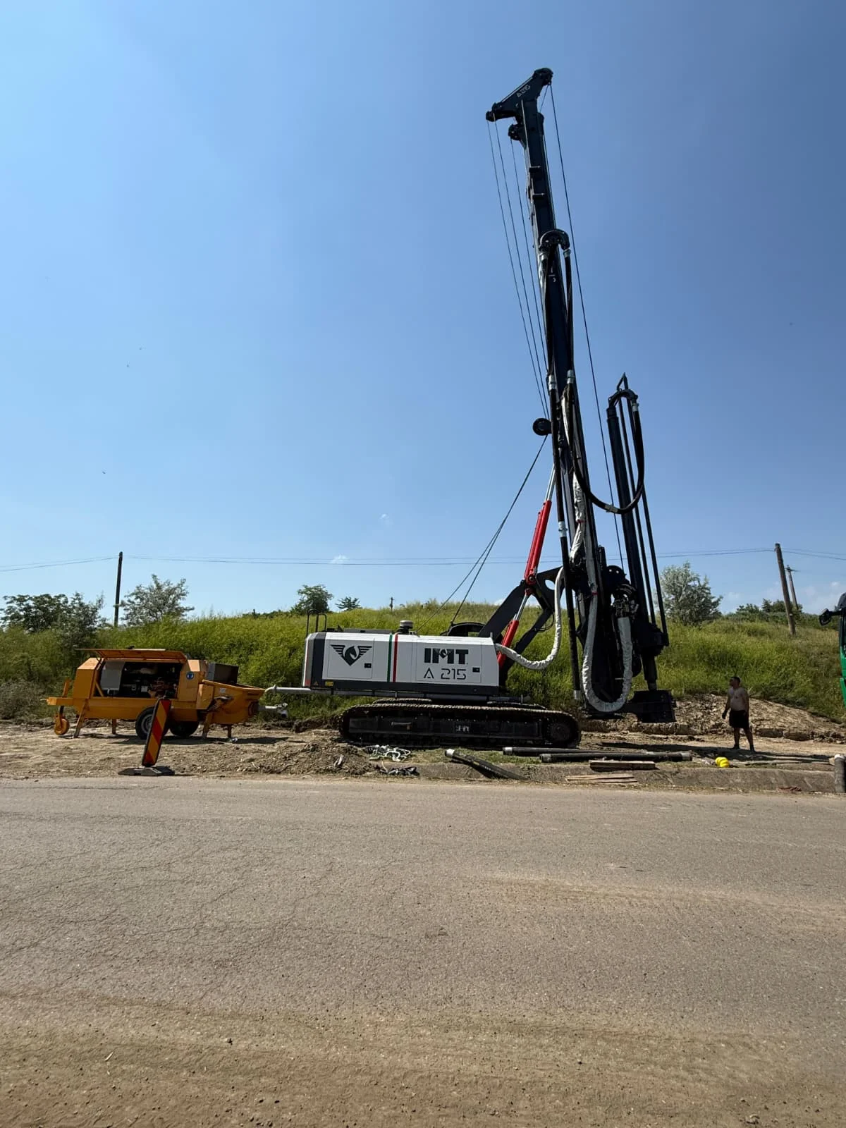 Execuție piloți FDP diametru 600 mm