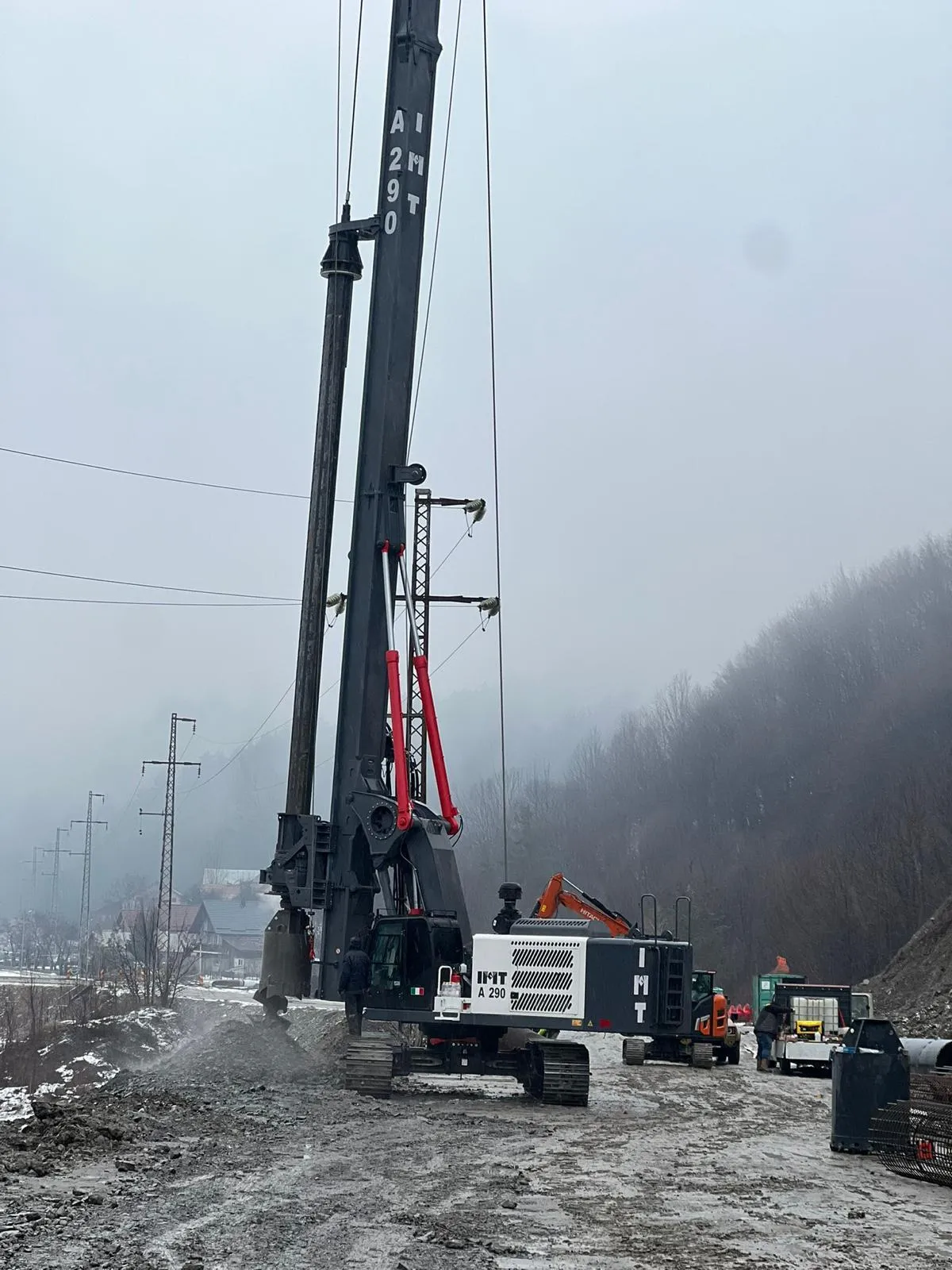 Foraje piloți A3 Comarnic imagine 3